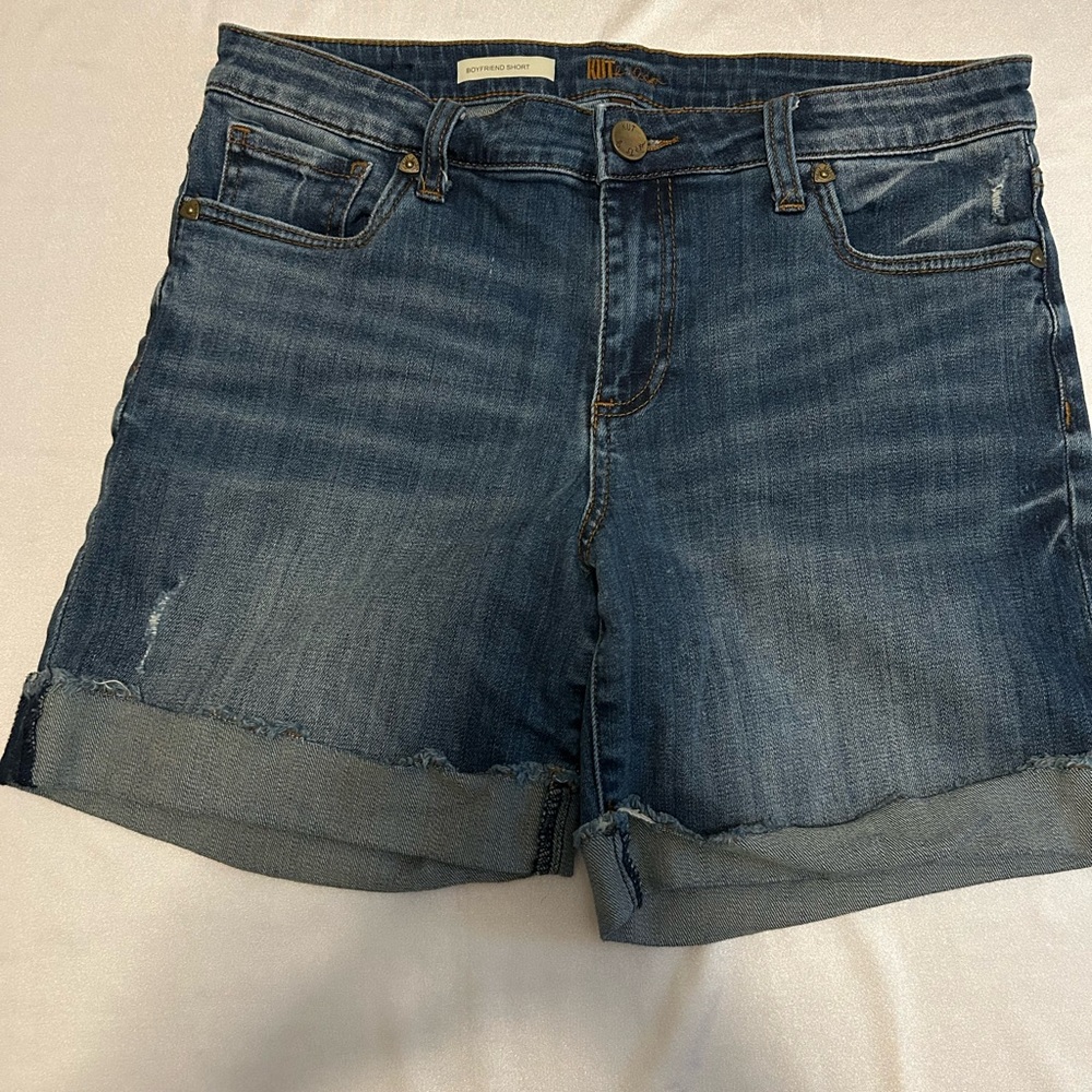 Kut from the Kloth Blue Denim Jean Shorts